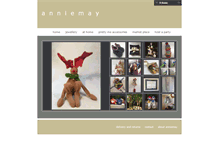 Tablet Screenshot of anniemay-design.com